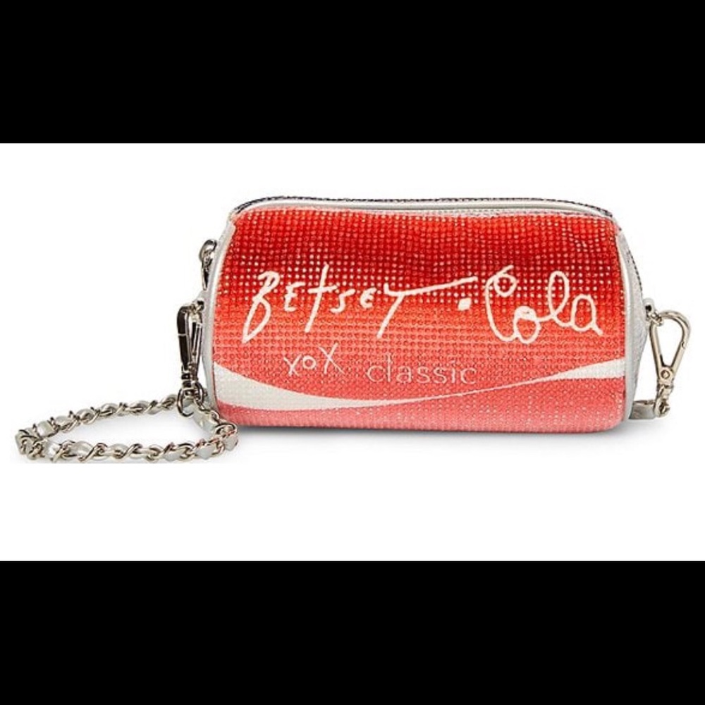 COPY - BETSEY JOHNSON KITSCH COLA RHINESTONE CROSSBODY - Picture 2 of 7
